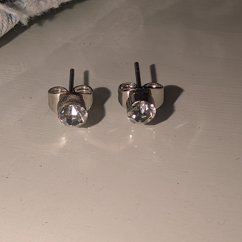 Silver Stud Earrings